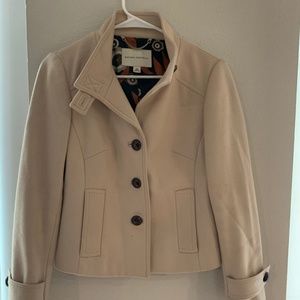 Wool Blazer-Style Coat Jacket